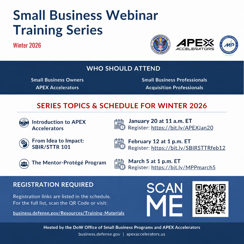 Winter 2026 Webinars