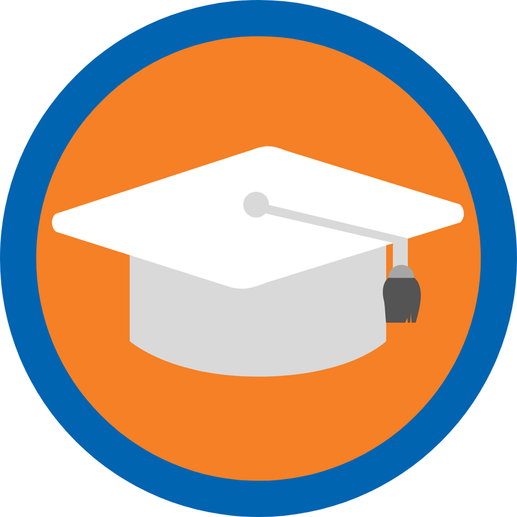 Graduation cap icon