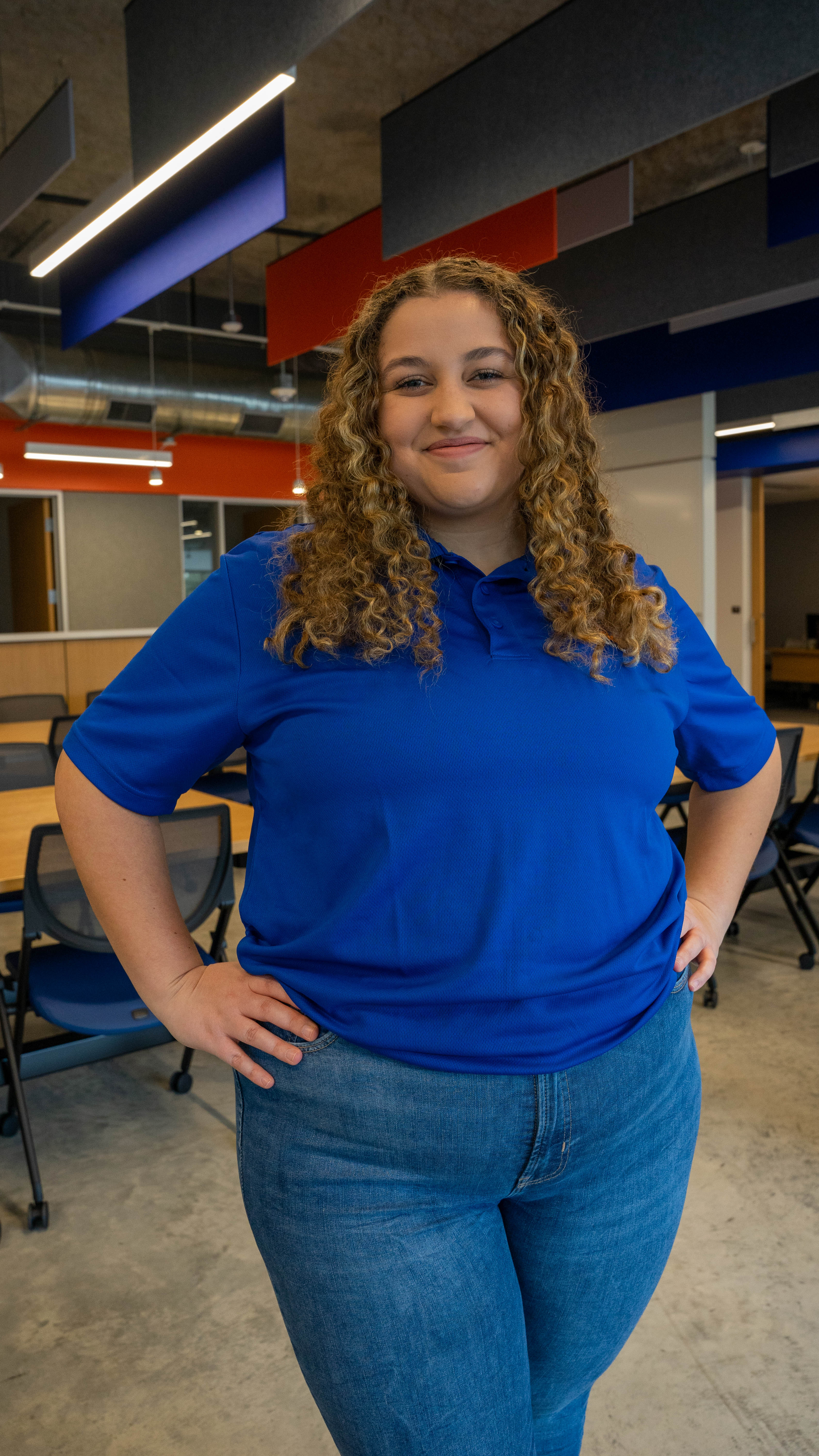 Student ambassador posing for photo