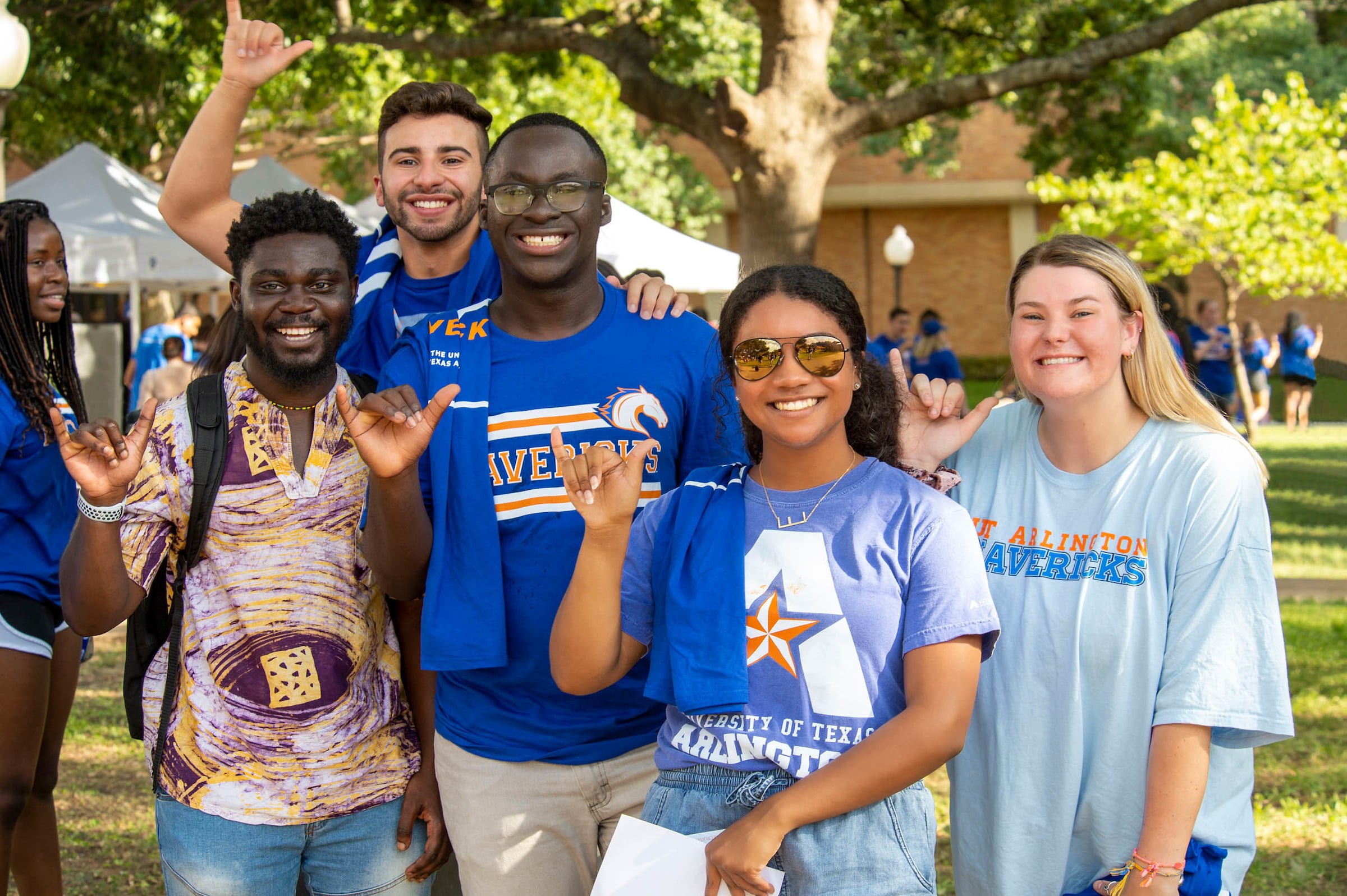 University of Texas at Arlington students at convocation
