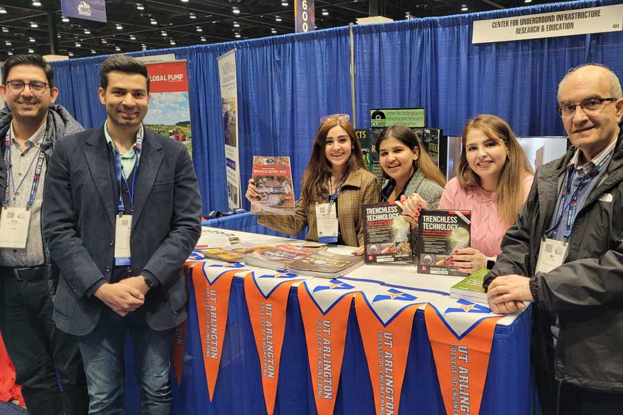 NASTT members representing UTA at a conference.