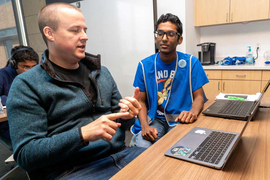 Student Success Coach with student tutor