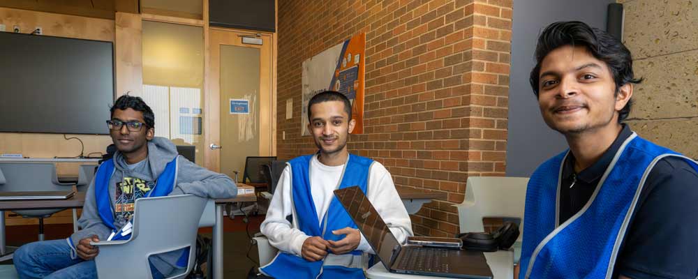 Three Student Tutors