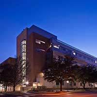 Engineering Research Building at night