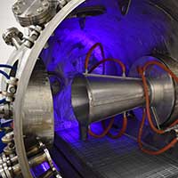 Hypersonic wind tunnel in Aerodynamics Research Center