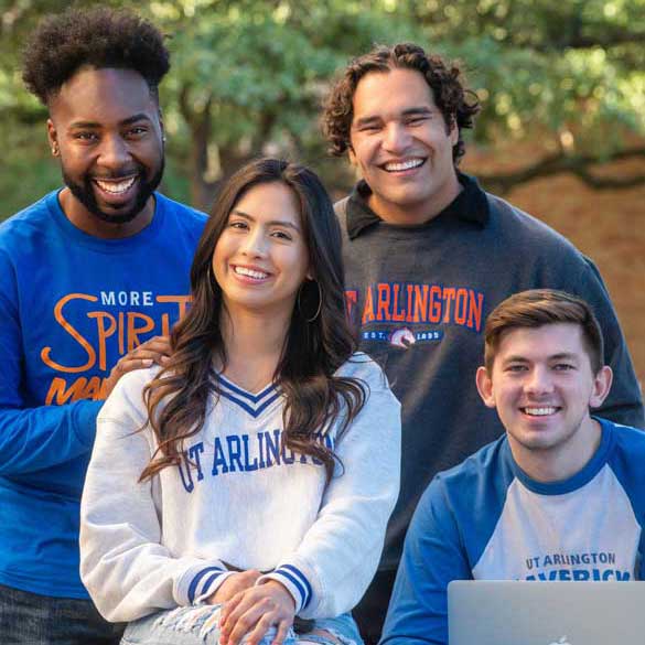 students on campus