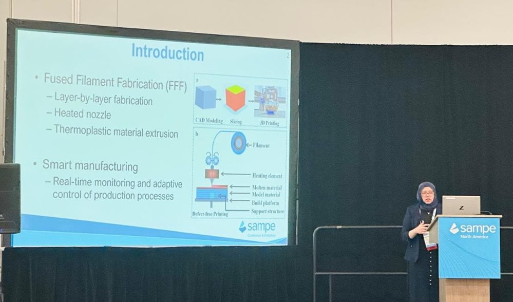 Mechanical Engineering student presents at SAMPE conference