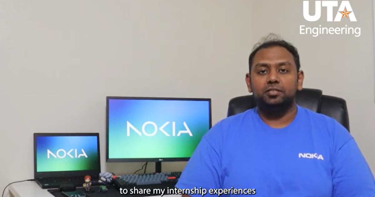 Diganth Prakash, UTA Engineering Student, Interns at Nokia