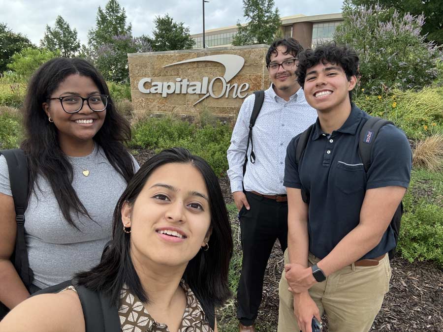 Group of Interns at Capital One