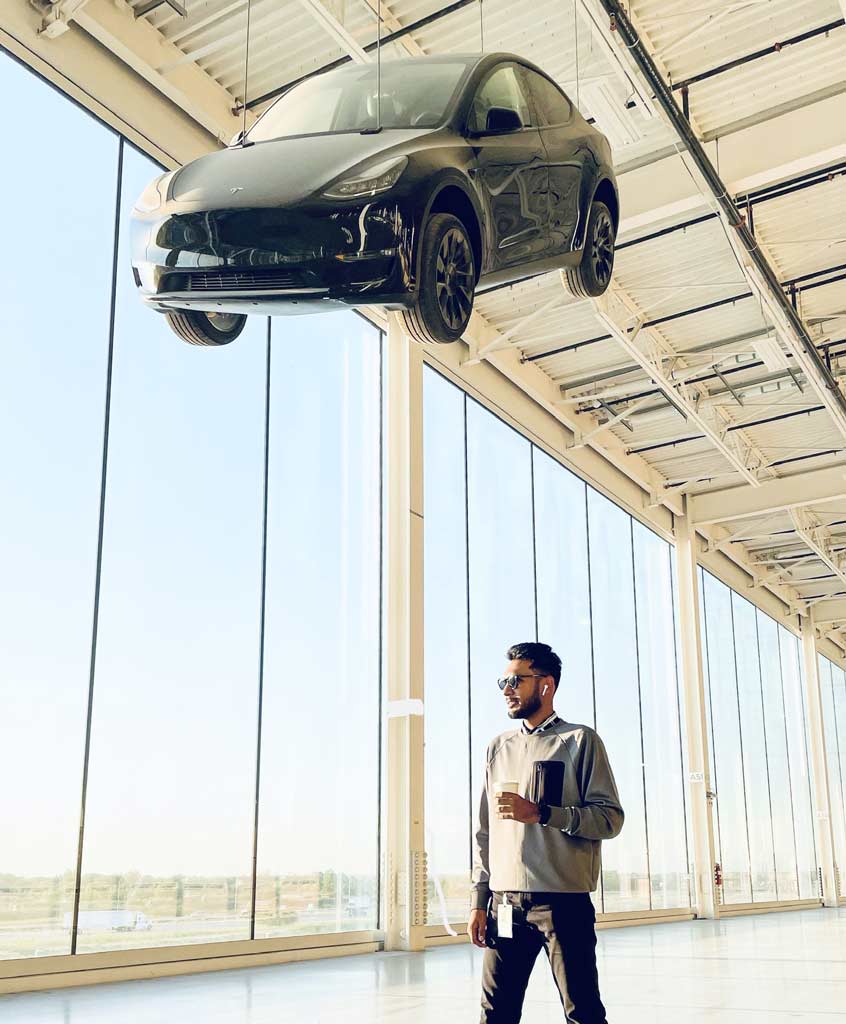 Mamun Shahriyar at Tesla