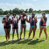 Teenagers near lake