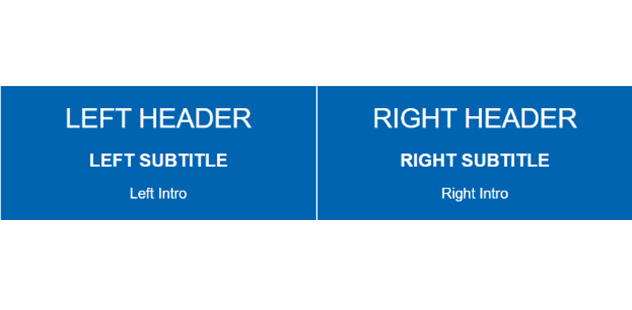 2 Column Blue Background