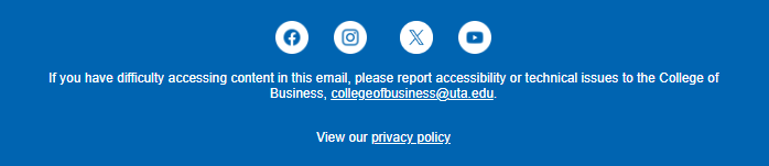 Business Footer