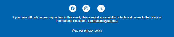 Footer OIE
