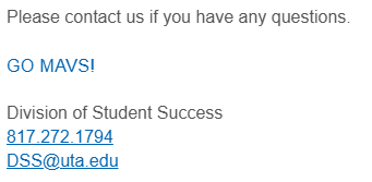 Outro Student Success