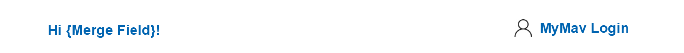 Log In Navigation Bar
