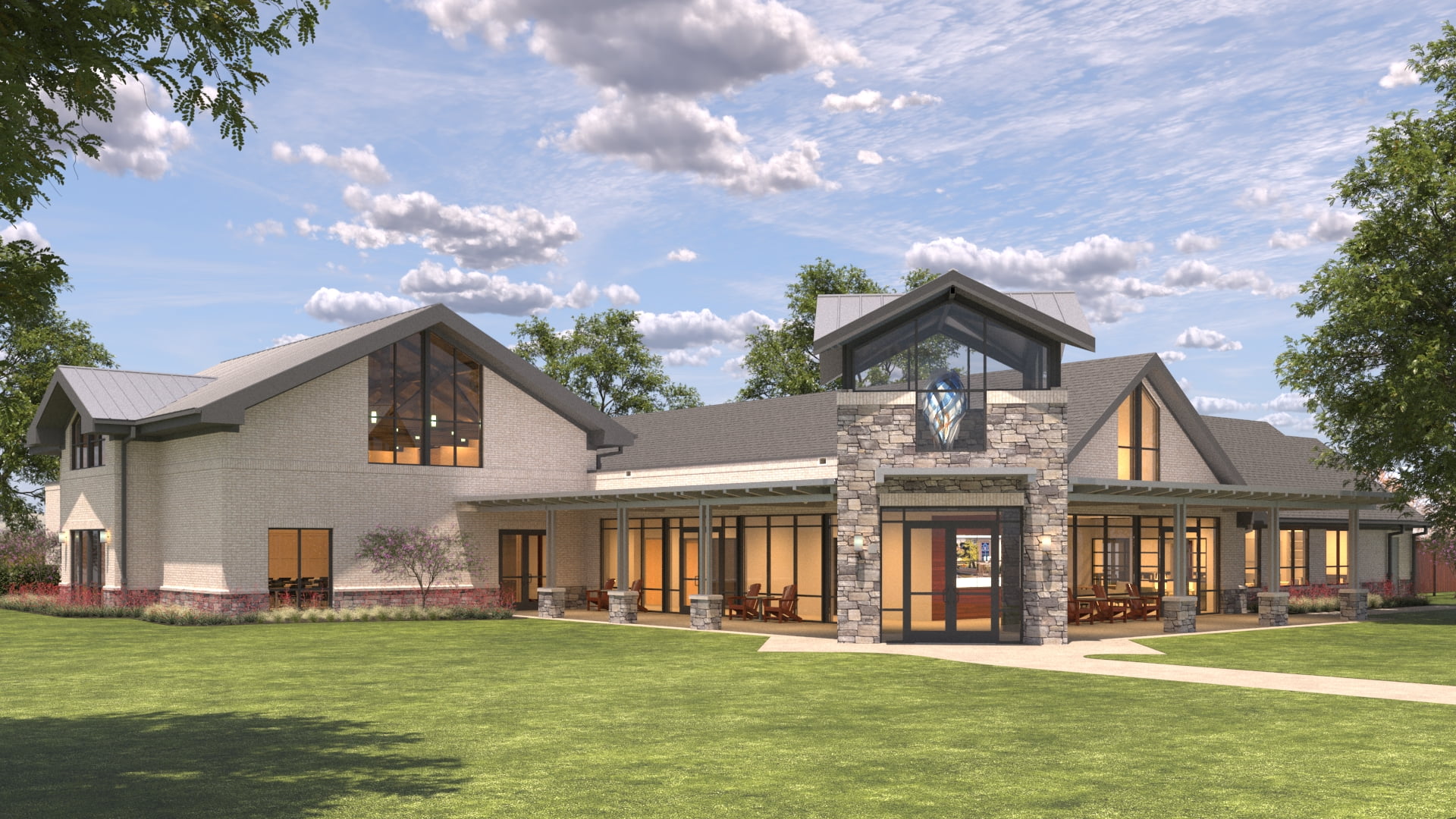 UTA Greek Life Community Center mock-up plan