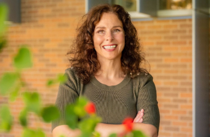 image of a woman smiling