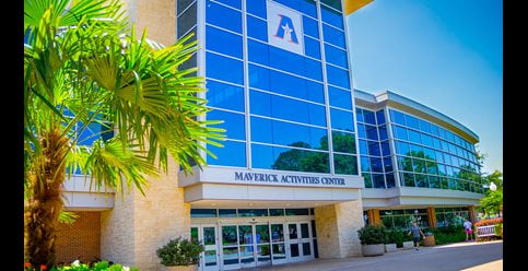 photo of the maverick activity center exterior