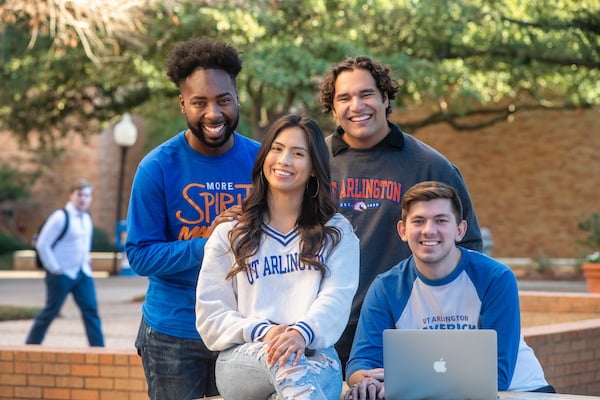 group of multi-cultural international students
