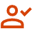 Person check icon
