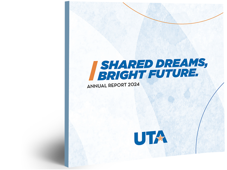 President's Report Cover "shared dreams, bright future."