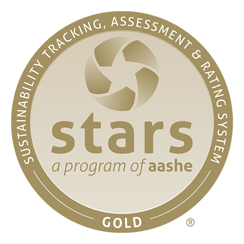 Sustainability tracking, assessment & Rating System, 'STARS' a program of aashe, GOLD