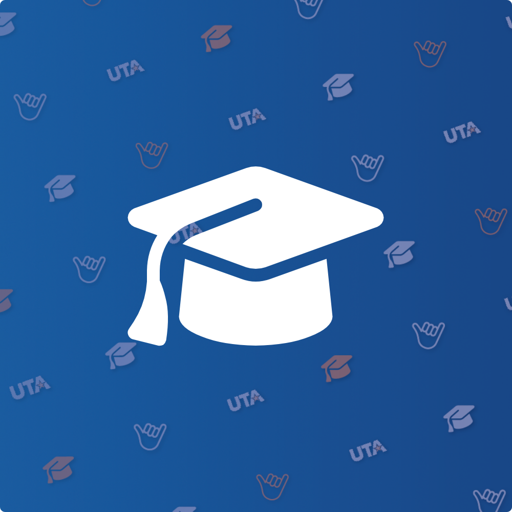 an icon of a graduation cap