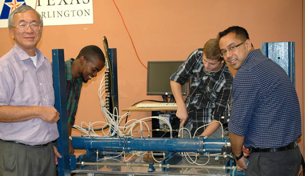 Frank Lu pictured with Afthon team