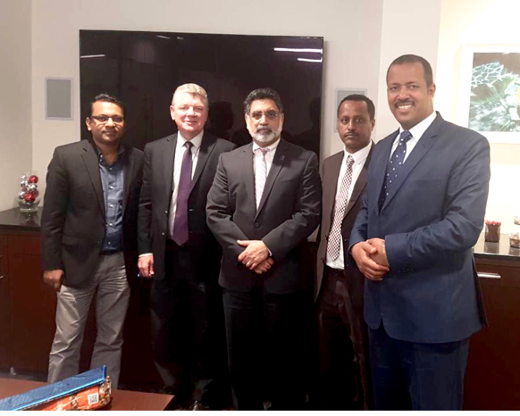 Ethiopian delegates recently visited UTA