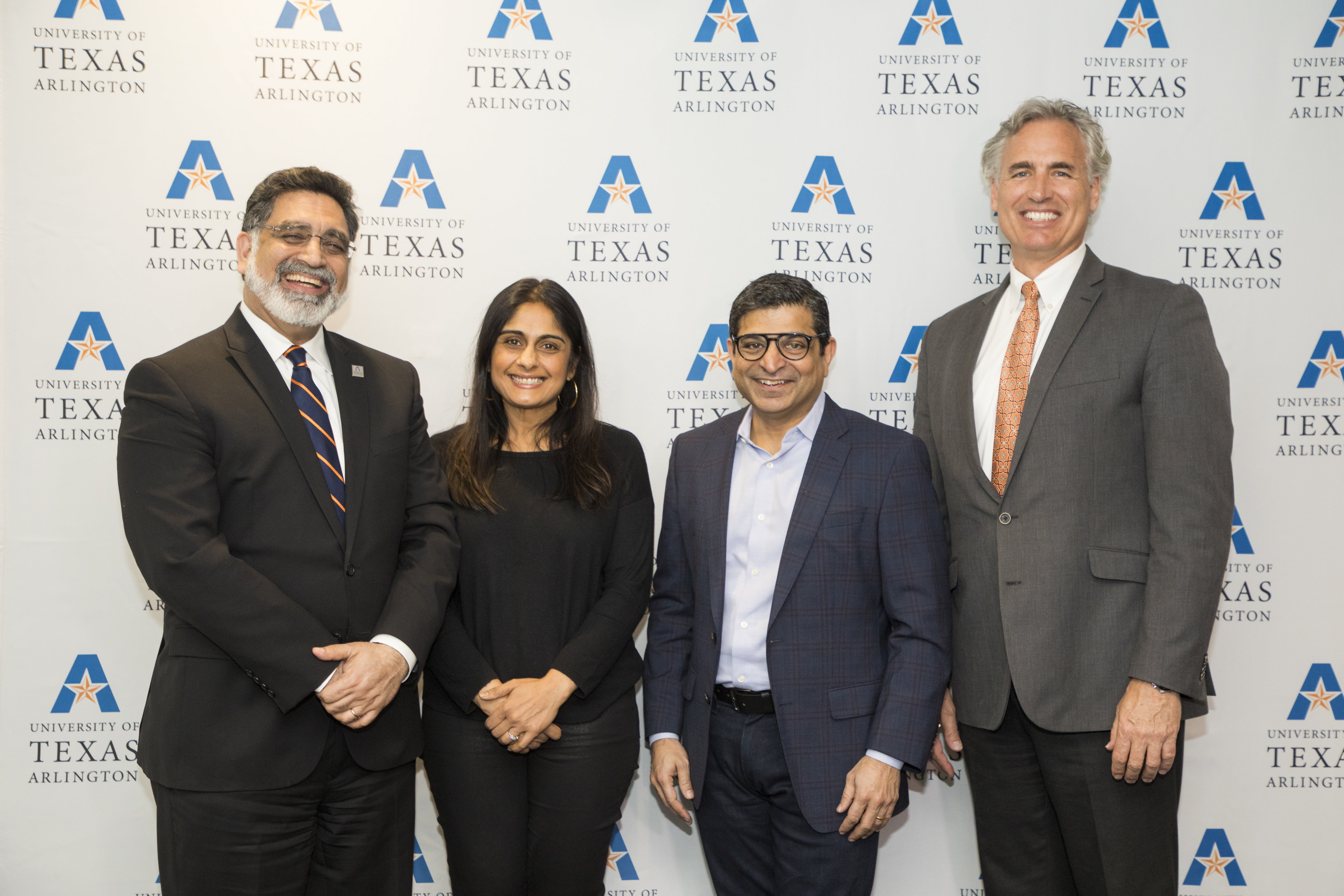 Vistasp Karbhari, Mona Malik, Raj Malik and Troy Johnson