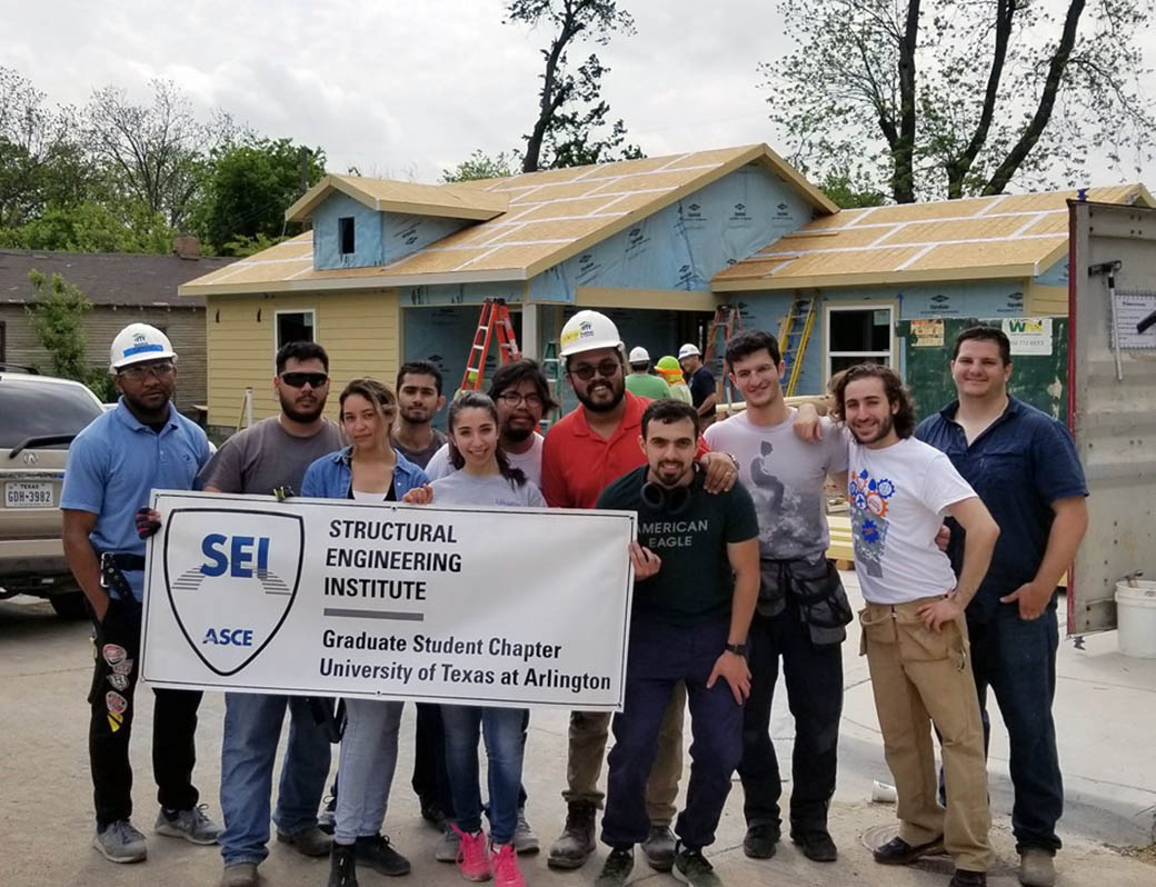 UTA's American Society of Civil Engineers’ Structural Engineering Institute graduate chapter
