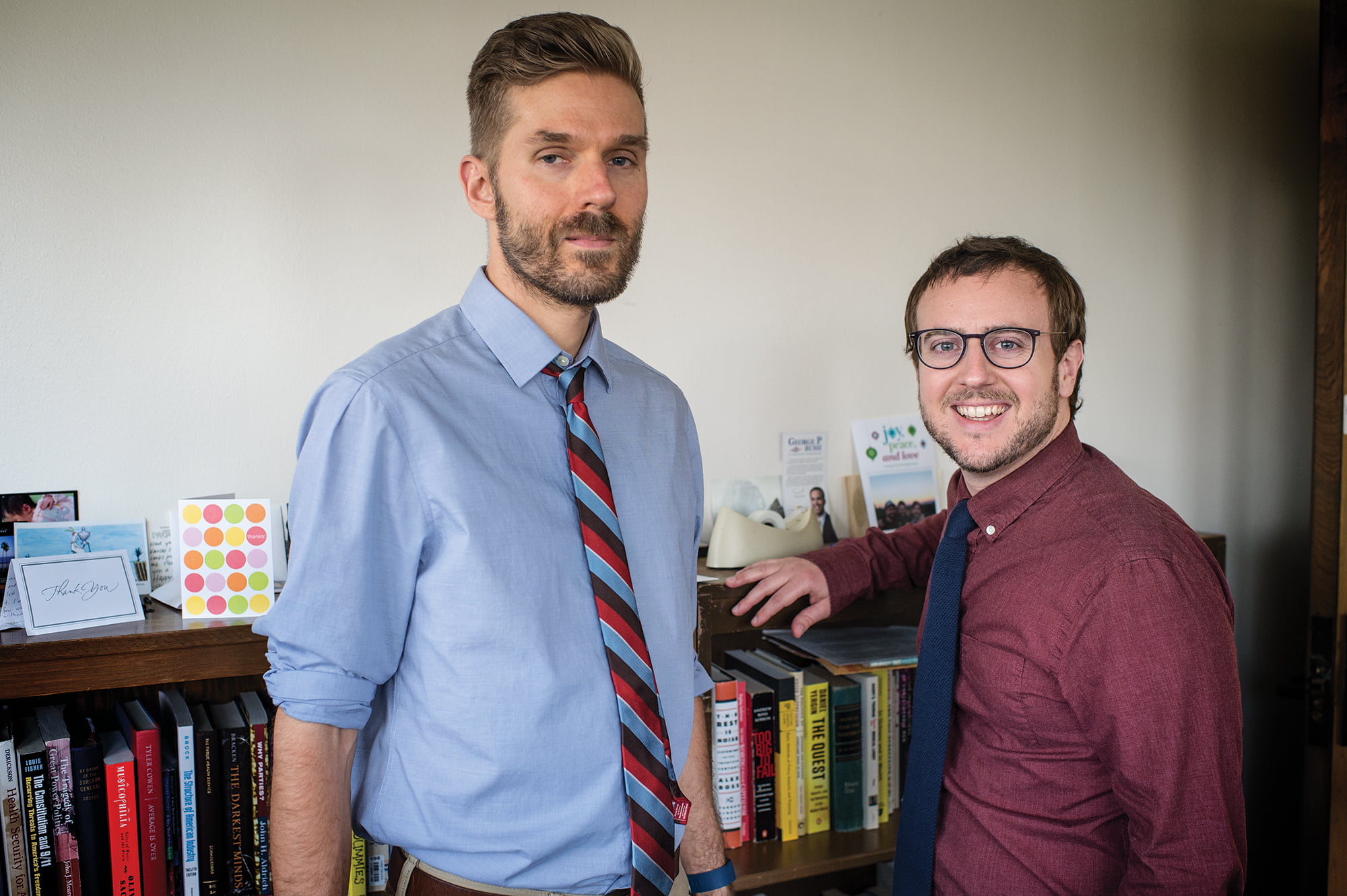 Daniel Sledge, left, and Herschel Thomas