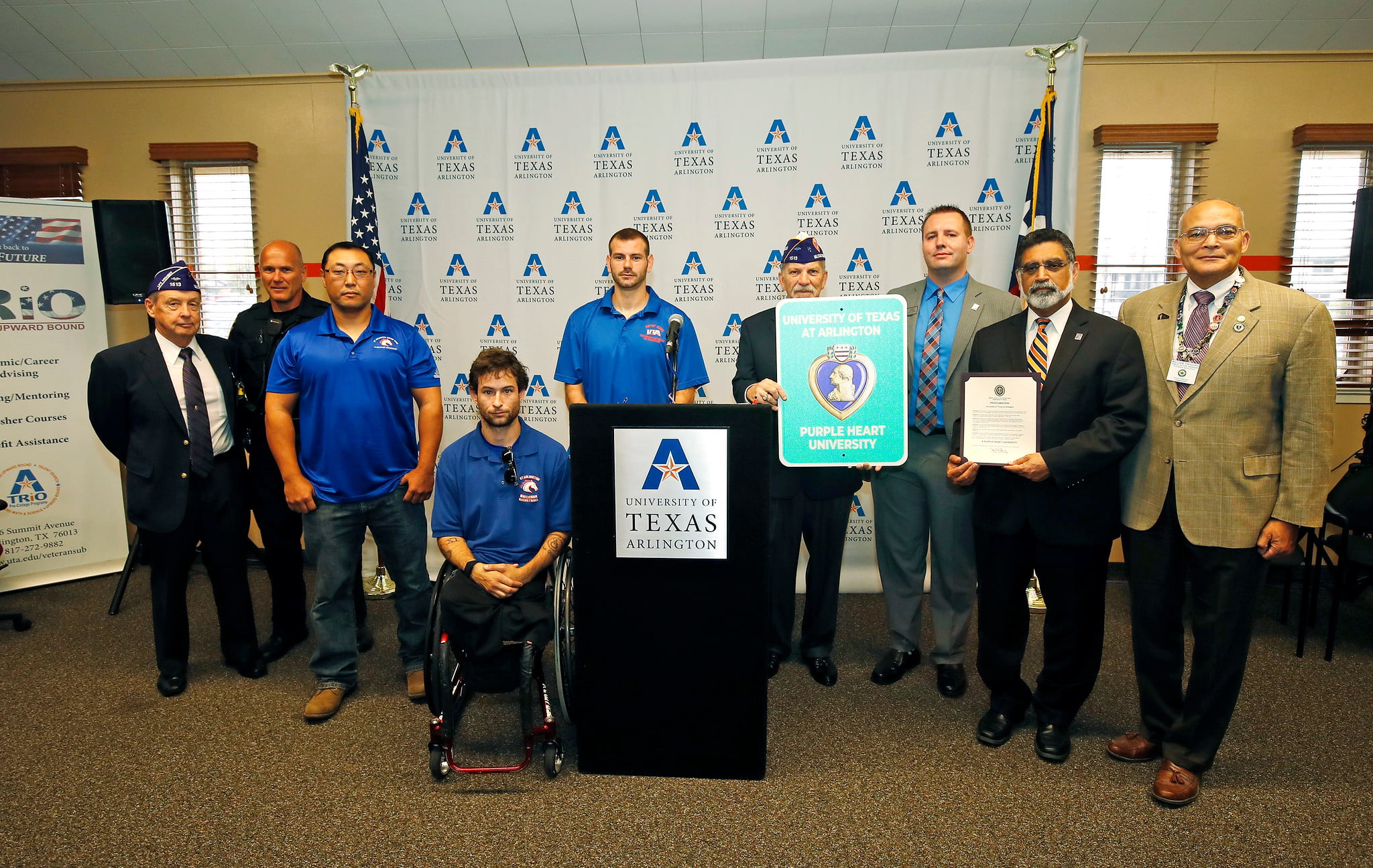 Purple Heart designation ceremony