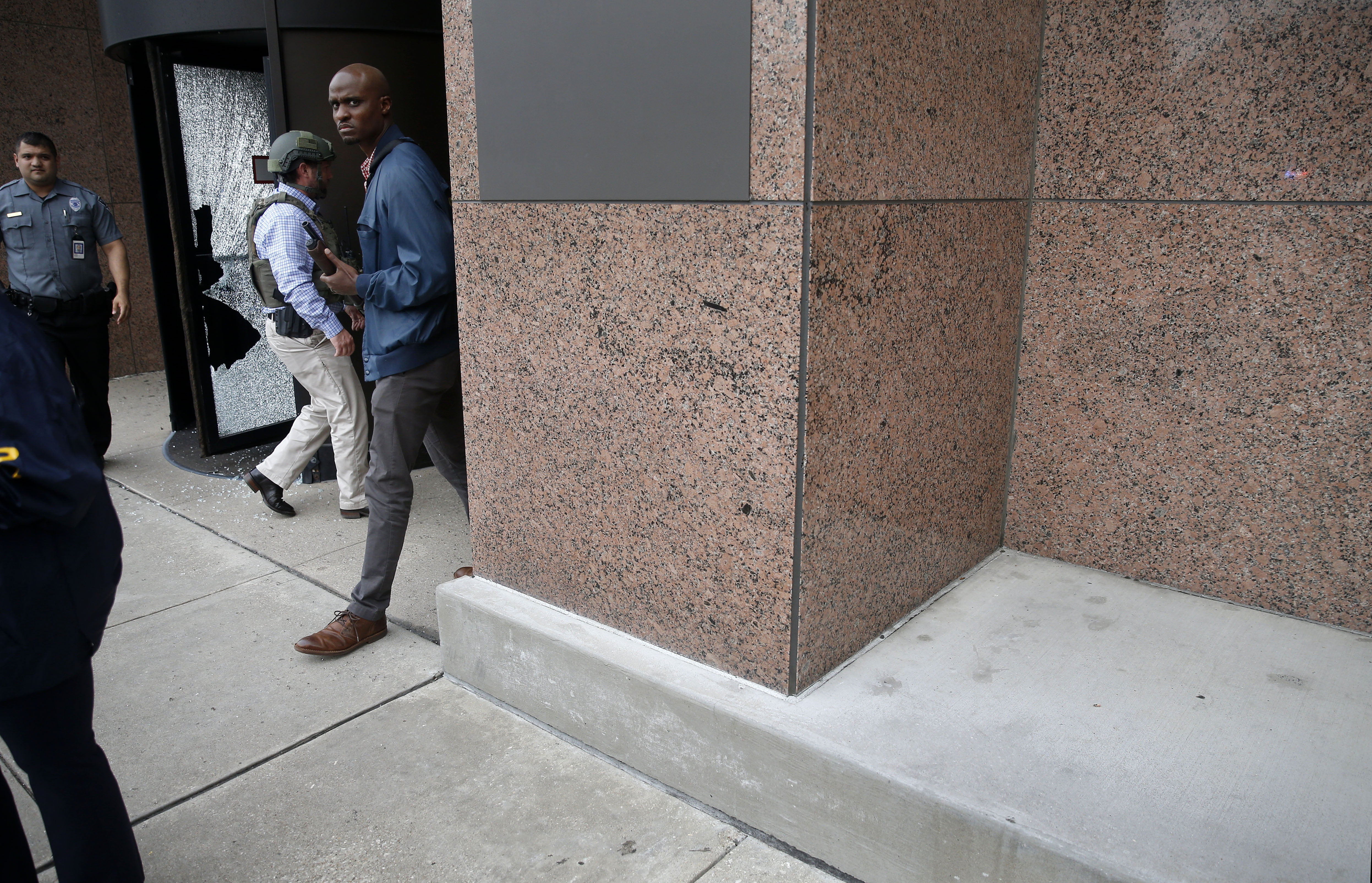This alcove is where photographer Tom Fox stood to take the picture.