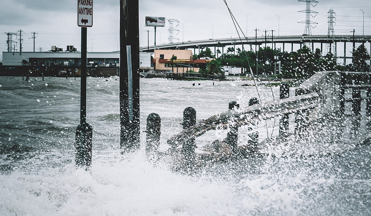 Hurricane Harvey flooding in Houston, 2017