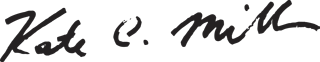 Kate C. Miller signature