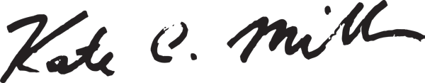 Kate C Miller signature