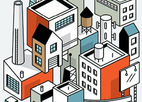 illustration of city
