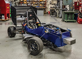 photo of FSAE workshop in Woolf Hall