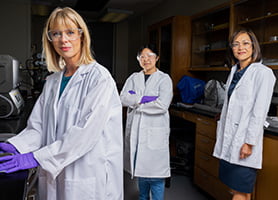 photo of Melissa Orr, Akari Kojima, and Robin Macaluso