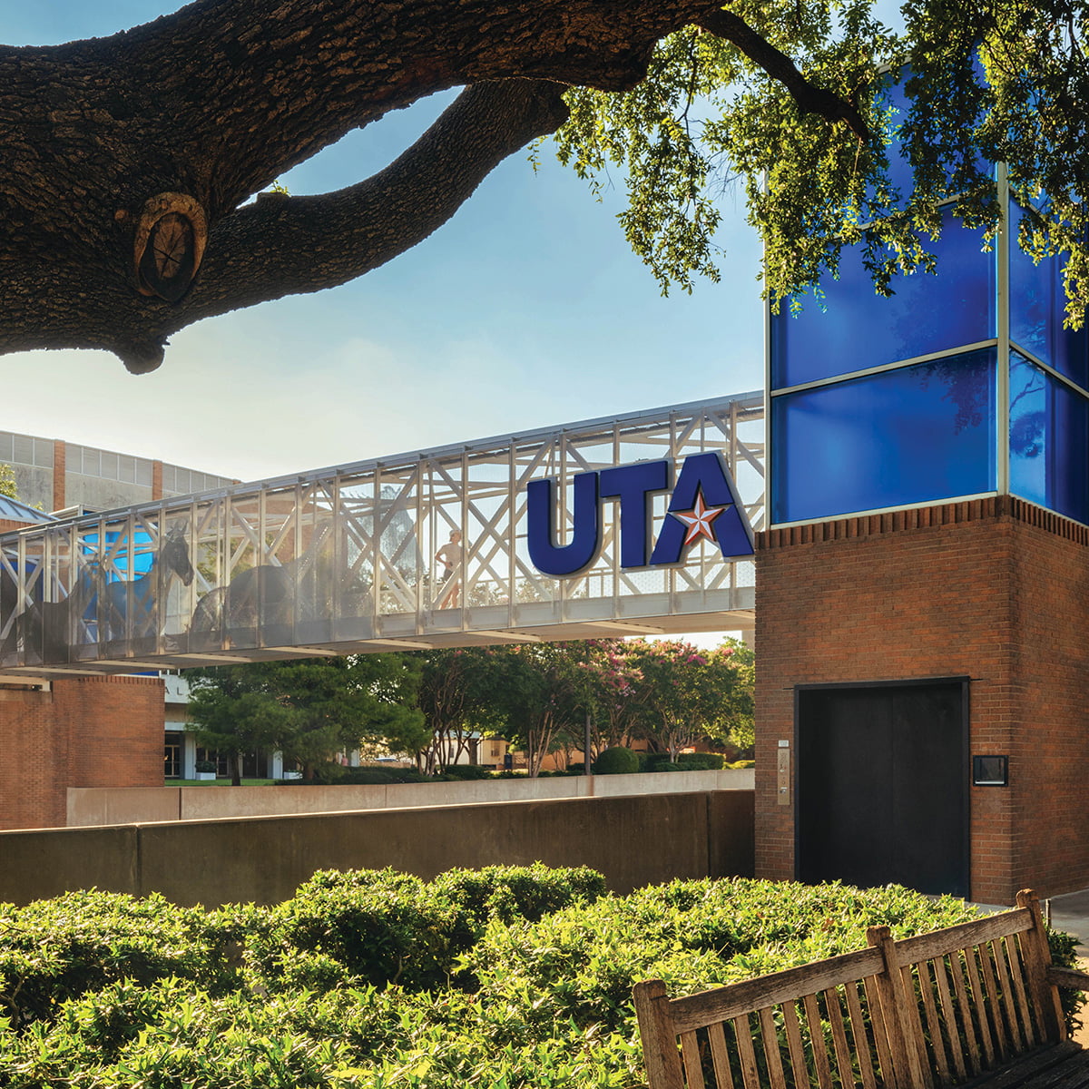 UTA pedestrian bridge
