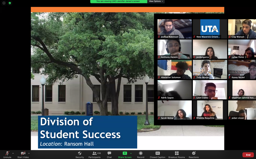 virtual orientation