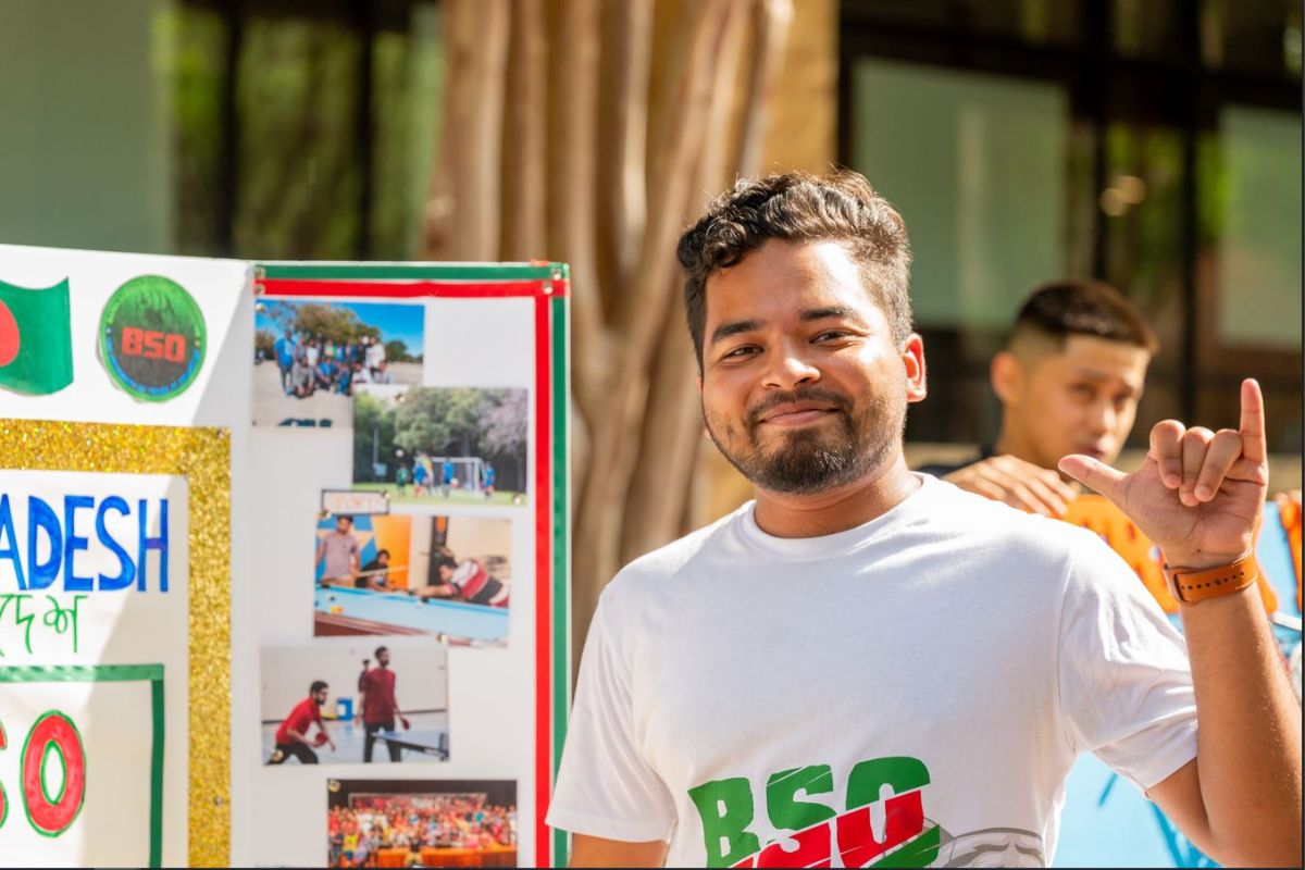 Student Jyotirmoy Sarker poses for photo" _languageinserted="true
