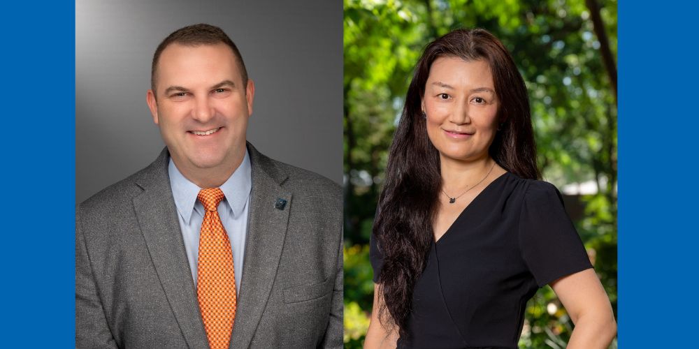 Kevin Schug (left) and Ling Xu" _languageinserted="true