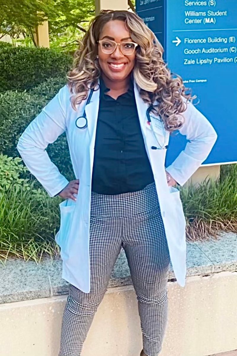 Photo of Kiana Lacy, UTA doctoral graduate" _languageinserted="true