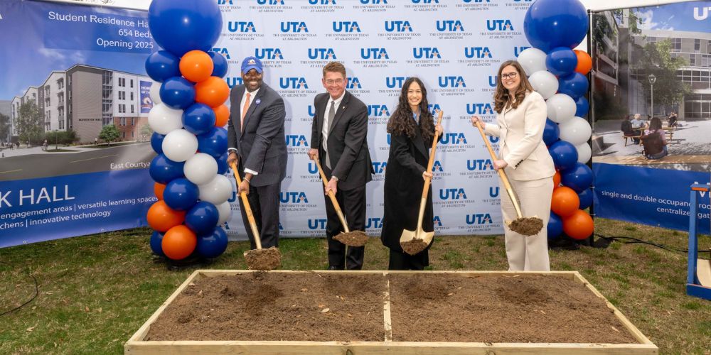 From left, Lowell Davis, John Hall, Daniela Pedraja and Jennifer Cowley.