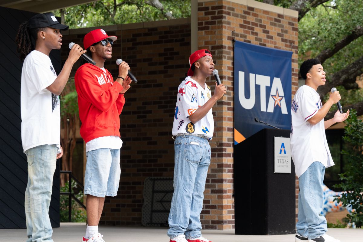 TBYG musical group on stage