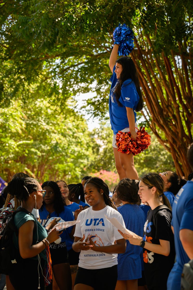 Student cheerleader