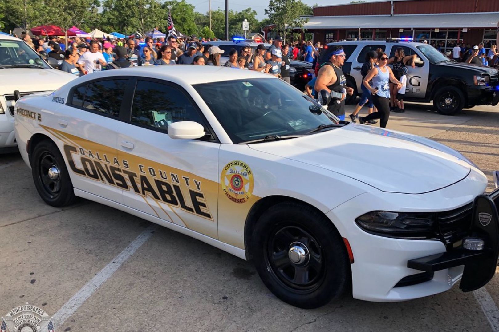 Image shows a Dallas County Constable vehicle